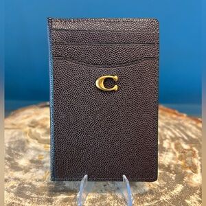 Coach Cardholder Leather Wallet 66612 EUC